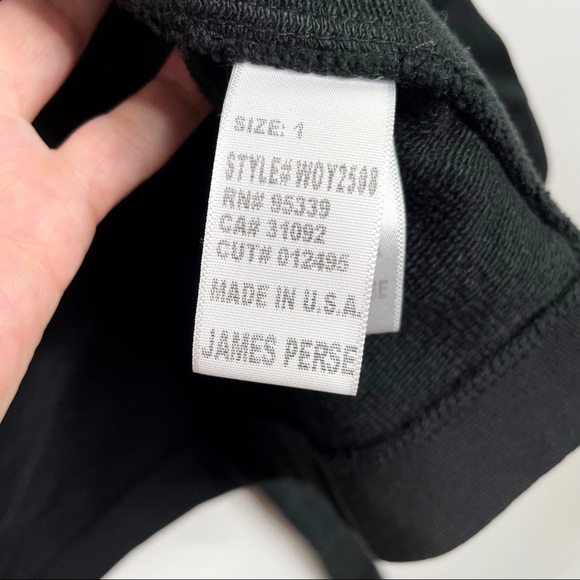 James Perse Surplus Wrap Jacket Black Size 1 Small - Picture 12 of 14